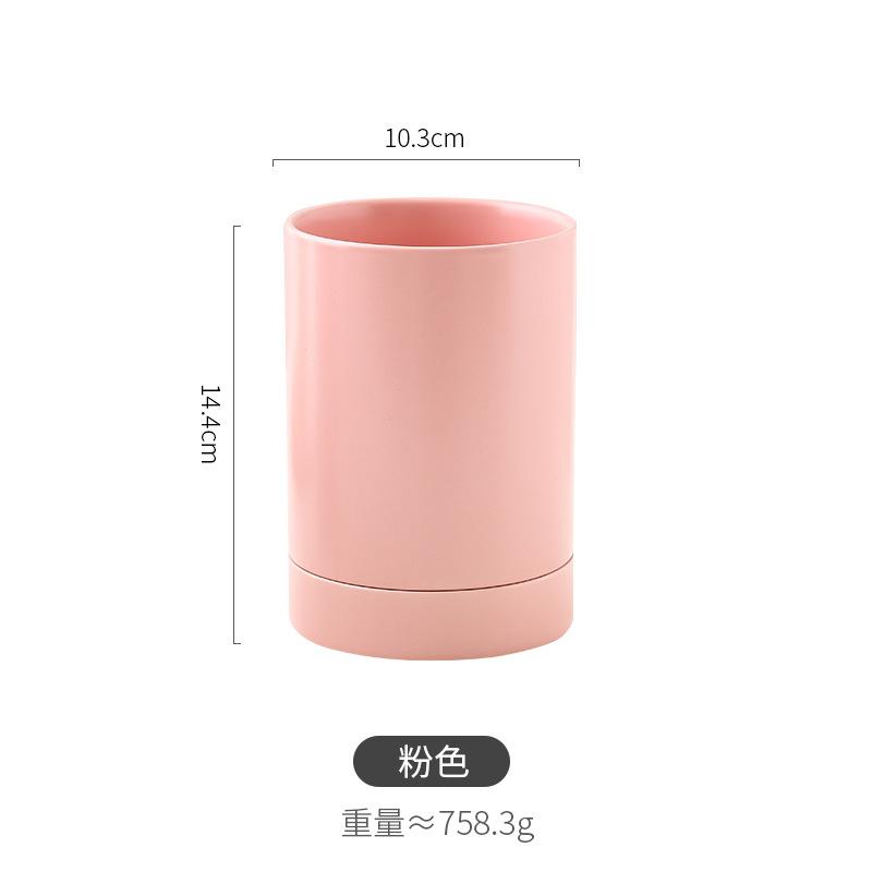 

Керамическая посуда Сушилки для стекания Вилки Ложки Палочки для еды Подставки для кухонной утвари Кухонные инструменты для хранения Кухонный держатель Экономия места розовый