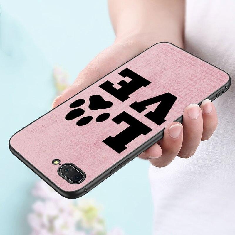 Beste Freunde Hundepfote Handyhülle für Apple iPhone 14 13 12 Mini 11 Pro Max 7 8 XR X XS 7 8 Plus SE 2020 2022 Schwarze Hülle