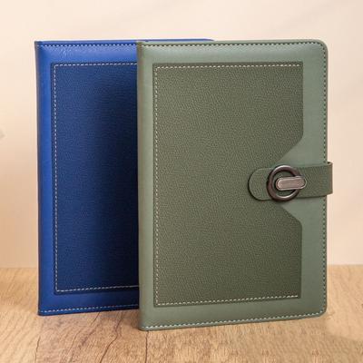 Magnetic Suction Buckle Business Office Notebook PU Leather Cover Diary Notepad  Weekly Daily Plan