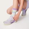 Li Ning Kids Cloud Comfortable Versatile Shock Absorbing Breathable Low Top Running Shoes Kids Running Shoes Purple White YKFU020-2