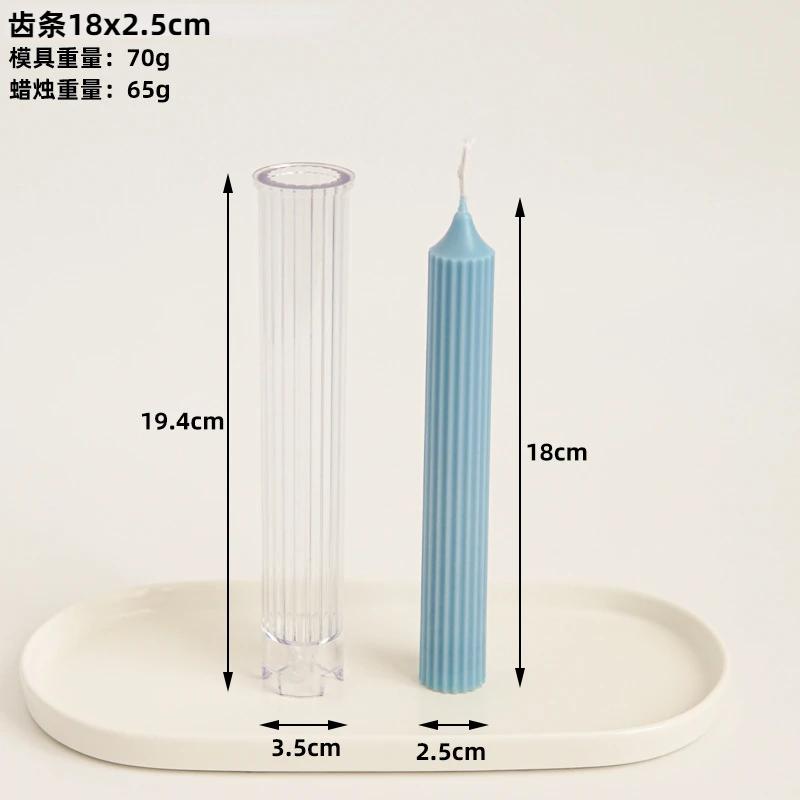 

Triangular Square Round Long Pole Candle Plastic Mold Diy Homemade Aromatherapy Candles Making Kit Acrylic Pc mould