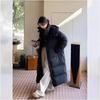 Womens Long Down Coat Winter 2026 Hooded Thick Warm LooseKorean StyleKorean StyleWomens