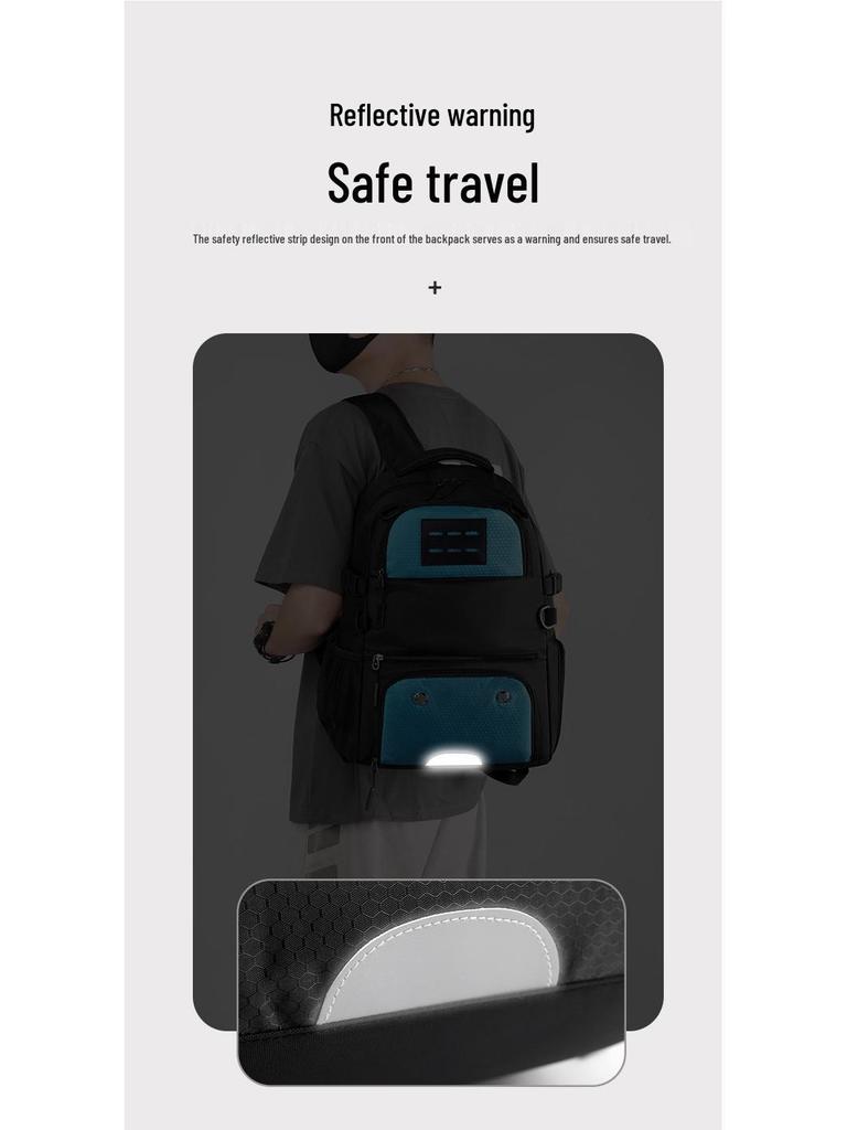 Water-Resistant Sports Backpack with Shoe Compartment - Large Capacity for Basketball, Football, and Outdoor Activities