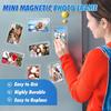 1/3/6pcs Acrylic Refrigerator Magnetic Frame Frame For 1/3/4 Inch Photo Clear Reversible Refrigerator Magnet Photo Frame Display