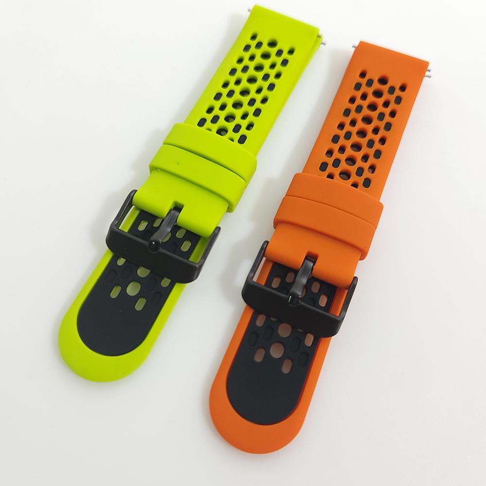 22mm Replacement Strap For POLAR Grit X Pro Titan / Vantage M2 M GritX Silicone Watch Band Watchband Bracelet Belt Accessories