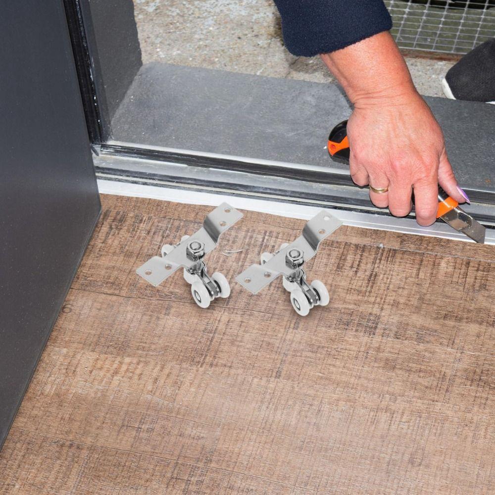 Edelstahl Schiebetür Hängendes Rad Verdicktes Stummes Rollen Schiebetür Rolle Hohe Tragfähigkeit Glatte Rolle