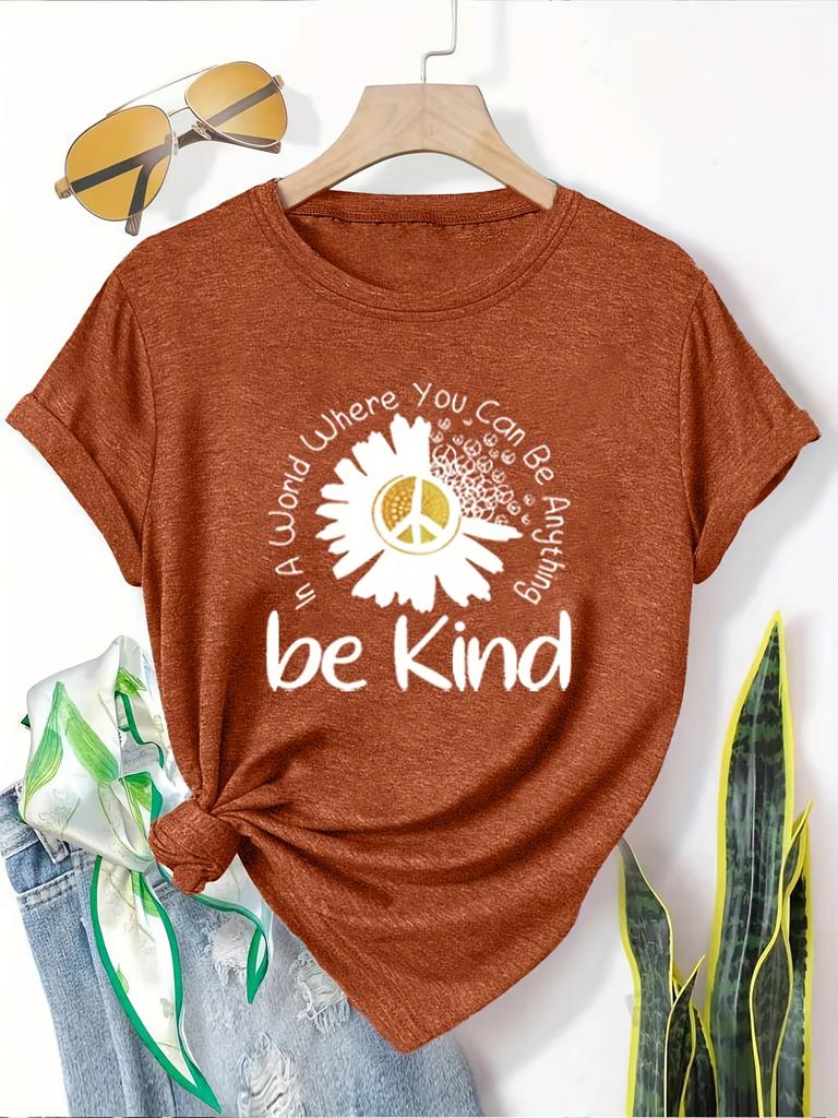 Dandelion Birds Women's Tee - Delicate Graphic, Casual Teal Top