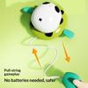 Wind-Up Pig Pull String Bath Toys, Baby Kids Water Fun Swimming Pool Floating Squeeze & Spray Animal Water Toys For Kids