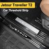 Für Chery Jetour Traveller T2 Auto Schwellenleiste Edelstahl Türschwellenleiste Innenraumschutz Zubehör