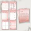 Checklist Detailed Wedding Planning Book Thick Paper Sparkling Bridal Organizer  Habit Tracker