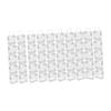 50Pcs Clear Gift Bags Goodie Bag Floral Packing Wrap Flower Bouquet Transparent Tote with
