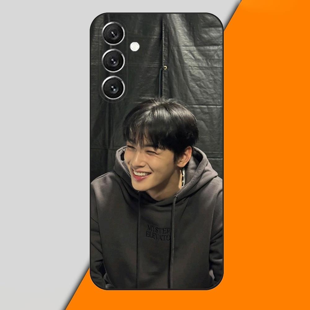 

Cha E-EunWoo Phone Case For Samsung S24,S21,S22,S23,S30,Ultra,S20,Plus,Fe,Lite,Note,10,9,5G Black Soft Cover Samsung S21 s305G
