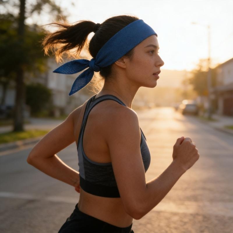 Stylish Cooling Hairband For Sports Yoga Gym Workouts Sweat Absorbent NonSlip Hairband