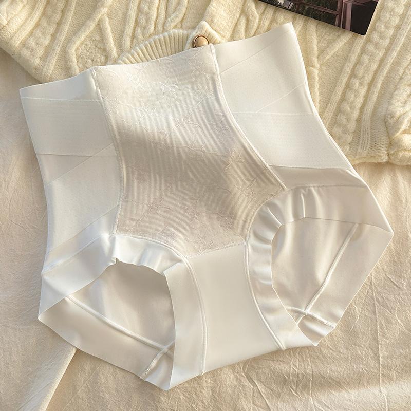 Ladies Spring and Autumn X Bandage High Waist Abdominal Light Plastic 7A Antibacterial Inner File Hip Briefs