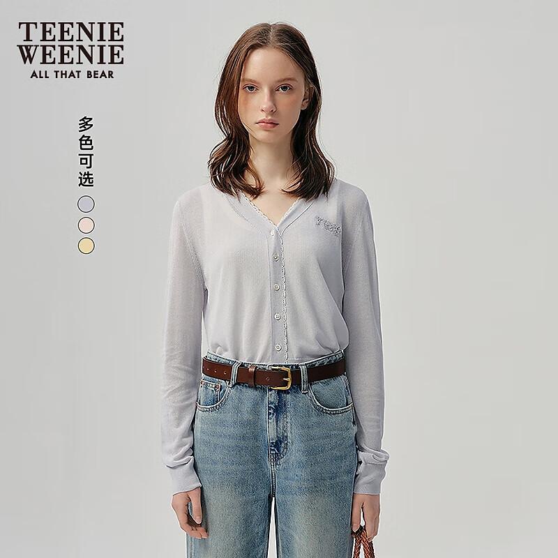 Teenie Weenie Women's V-Neck Knitted Cardigan