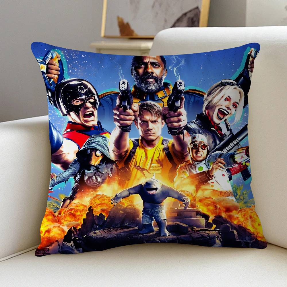 Film P-Fredsmäklare Kuddfodral Bil Prydnadskuddfodral För Soffa Bil Julklapp 40x40cm 45x45cm