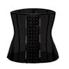 Buckle Postpartum Waist Trainer: Women's Latex Body Shaping & Fitness Cincher with 4 Rows, 15 Hooks