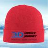 Blue bold letterslogo design Men Women Unisex Knitted Hat Beanie Pullover Cap Winter Thermal Warm Christmas Outdoor Cycling Hik