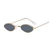 Retro Small Oval Sunglasses Woman Lentes De Sol Vintage Brand Shades Metal Color Sun Glasses for Female Fashion Designer Lunette