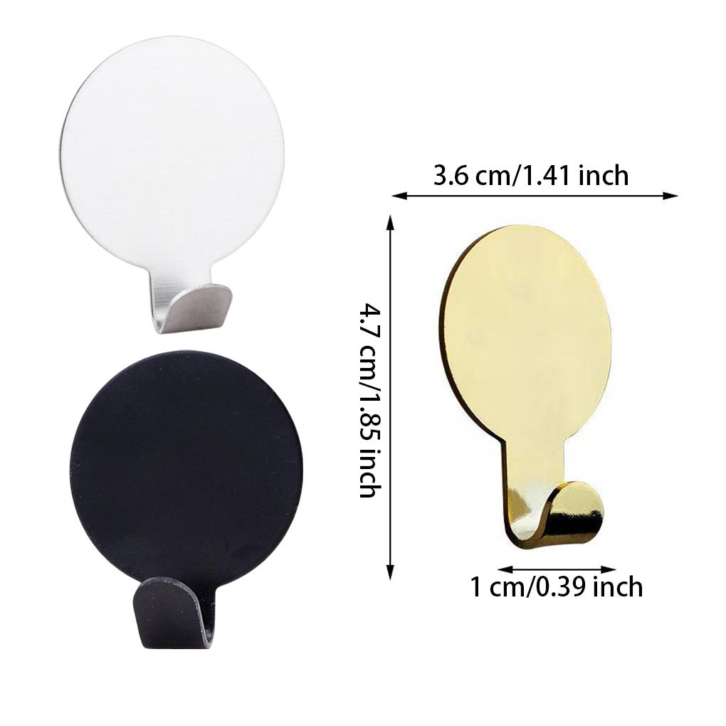 Hook Convenient Hanging Holder ple Installation Wall-mounted Clothes Holders Bathroom Accessories Wide Application