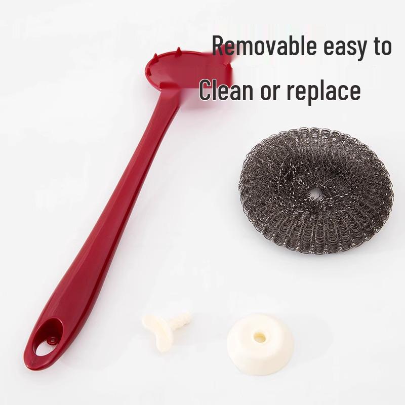 Multi-Use Kitchen Brush and Steel Wool Cleaner