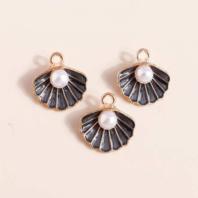 10pcs Cute Marine Life Charms for Jewelry Making Enamel Starfish Shell Mermaid Charms Pendants for DIY Necklaces Earrings Gifts