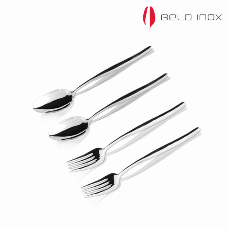 

[belo inox] Bali Glossy Dessert Cutlery 4-Piece Set