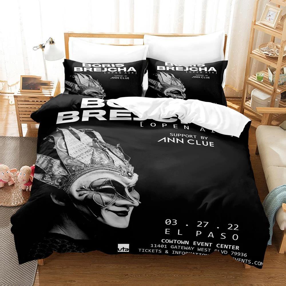 Boris Brejcha Bedding Set Twin Queen Size Duvet Cover Pillowcase for Boys Girls Kids Adult Fashion Home Textile