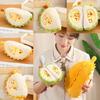 Creative Durian Plush Pillow Soft Stuffed Fruit Buddy Gift For Kids And Girls