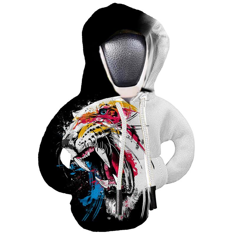 1Pc Gear Shift Hoodie Cover Shift Cover Car Gear Handle Decoration Fits Manual Automatic Universal Car Shift Lever Interiordecor