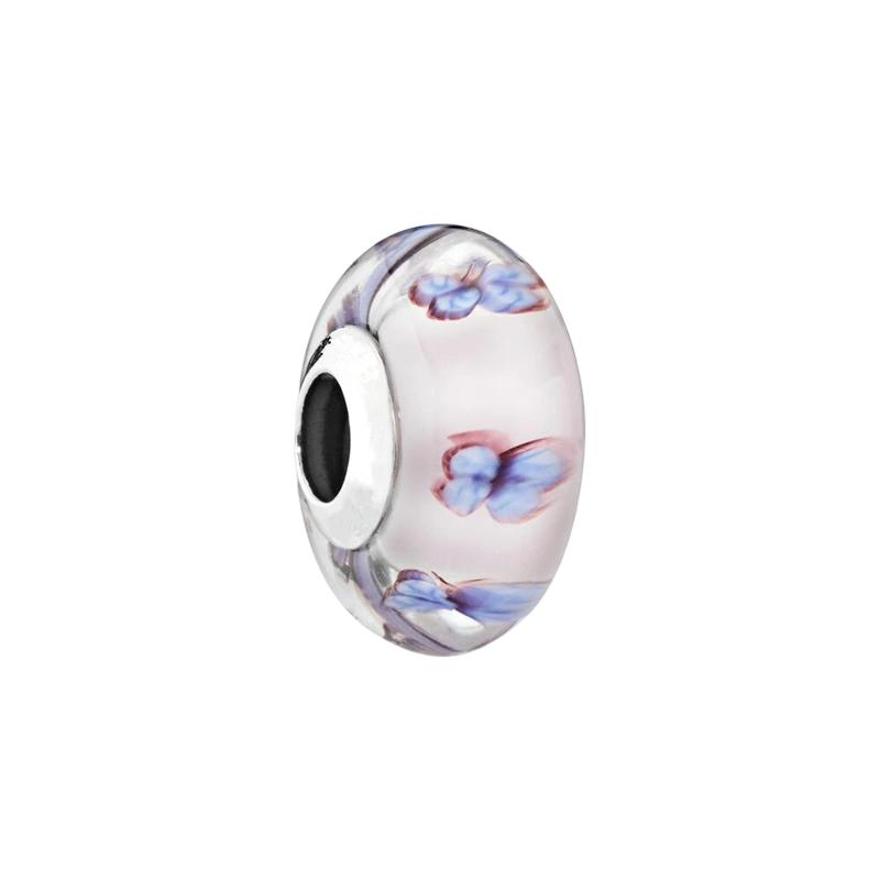 Sparking Murano Glass Charm Beads Dangle Original Snake Fit Copper Bracelet Necklace Beads For Diy Jewelry Women Gift