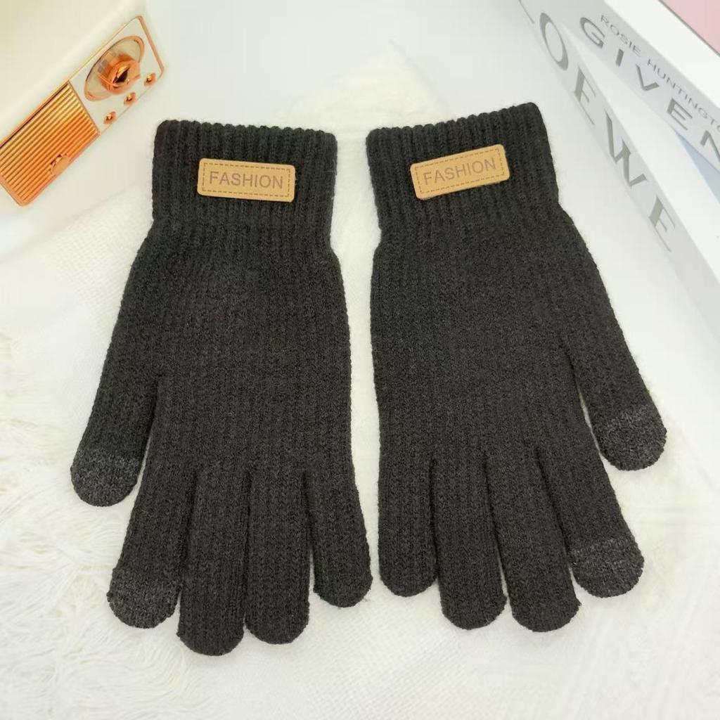 Touchscreen Winter Gloves Thick Elastic Knitted Warm Cold Resistant for Men Women Outdoor Daily Work Gloves Winter Gloves