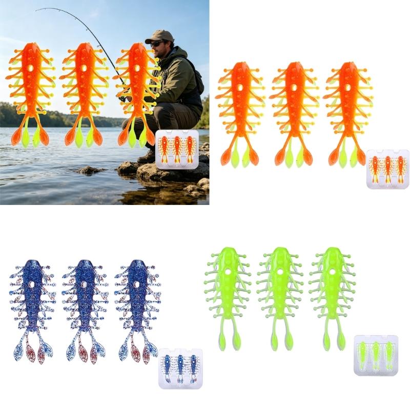 3lots Hollows Floating Sea Cucumber Fishing Lures Realistic Swimming Action Targets For Various Condition