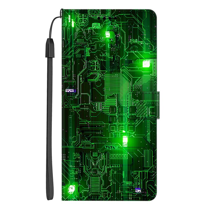 Leder Klapphüllen Für Honor 90 Lite 5G Hüllen Honor90 Portemonnaie Buch Kartenständer Schutz Bemalte Handyhüllen Für Honor 90 5G Taschen