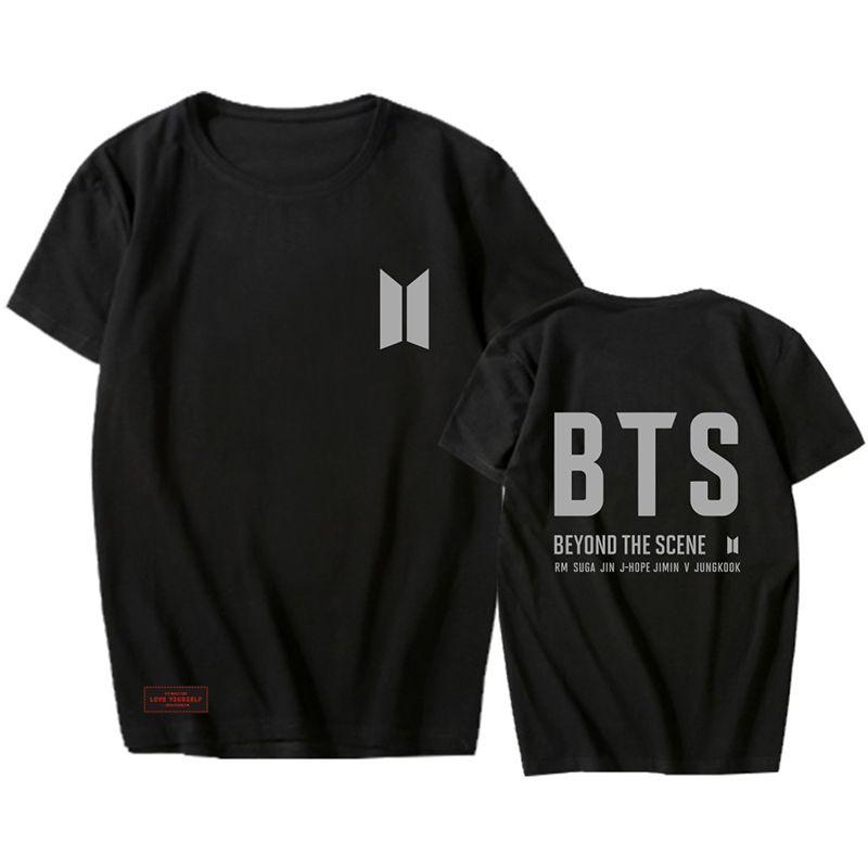 BTS K-Pop T-Shirt „Love Speak Yourself“ Konzert-T-Shirt Freizeit-T-Shirt JK RM Tops Jimin