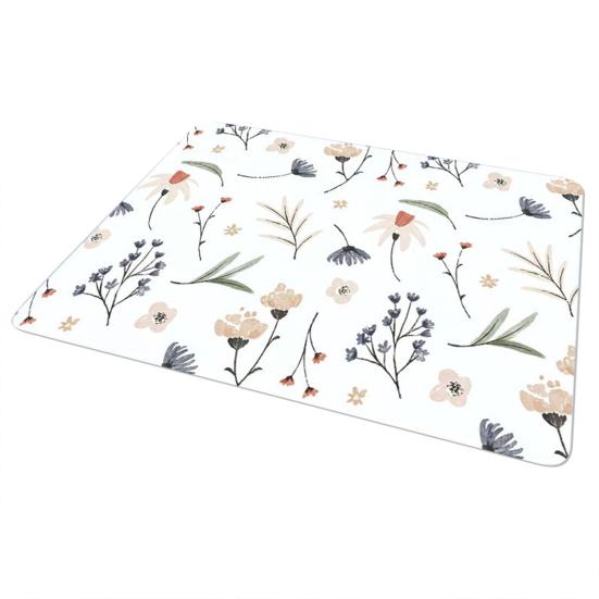 Washer Protector Mat Dryer Cover Flowers or Marble Pattern Non-Slip Highly