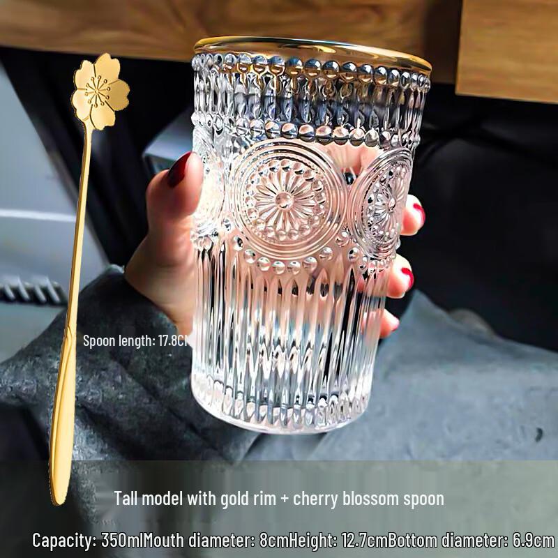 Набор бокалов с золотой каймой