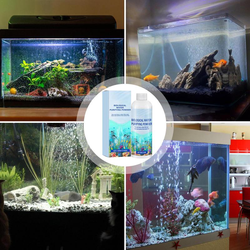 Осветлитель воды для аквариума Безопасный осветлитель воды Очиститель для аквариума и очиститель аквариума Улучшает качество воды для здорового China Mainland