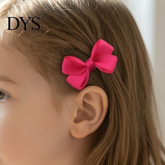 Charming Hair Accessories for Gifts 10Pcs Baby Clips, Bows, Fully Covered Barrette Grosgrain Ribbon Clip Gentle Clips Daily Wear Pins Girls Infants &