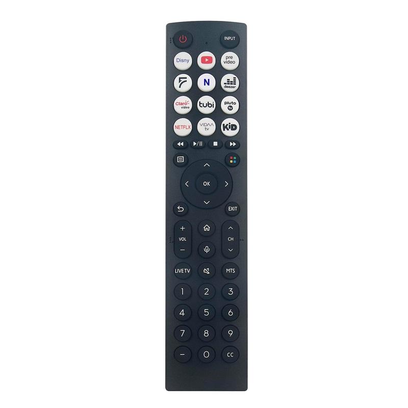 ERF2D36H Voice Replaced Remote Control Fit for Hisense Command Smart TV 50A51HUV 50A53FUV 55A51HUV 70A6109FUWA 55A66FUA 50A51HUV чёрный