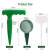 Green Seeder 5-Speed Adjustable Gardening Tool Set: Plastic Seedling Hole Puncher