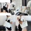 Fashionable Pu Tote Bag For Women Trendy Street Style Large Casual Handbag