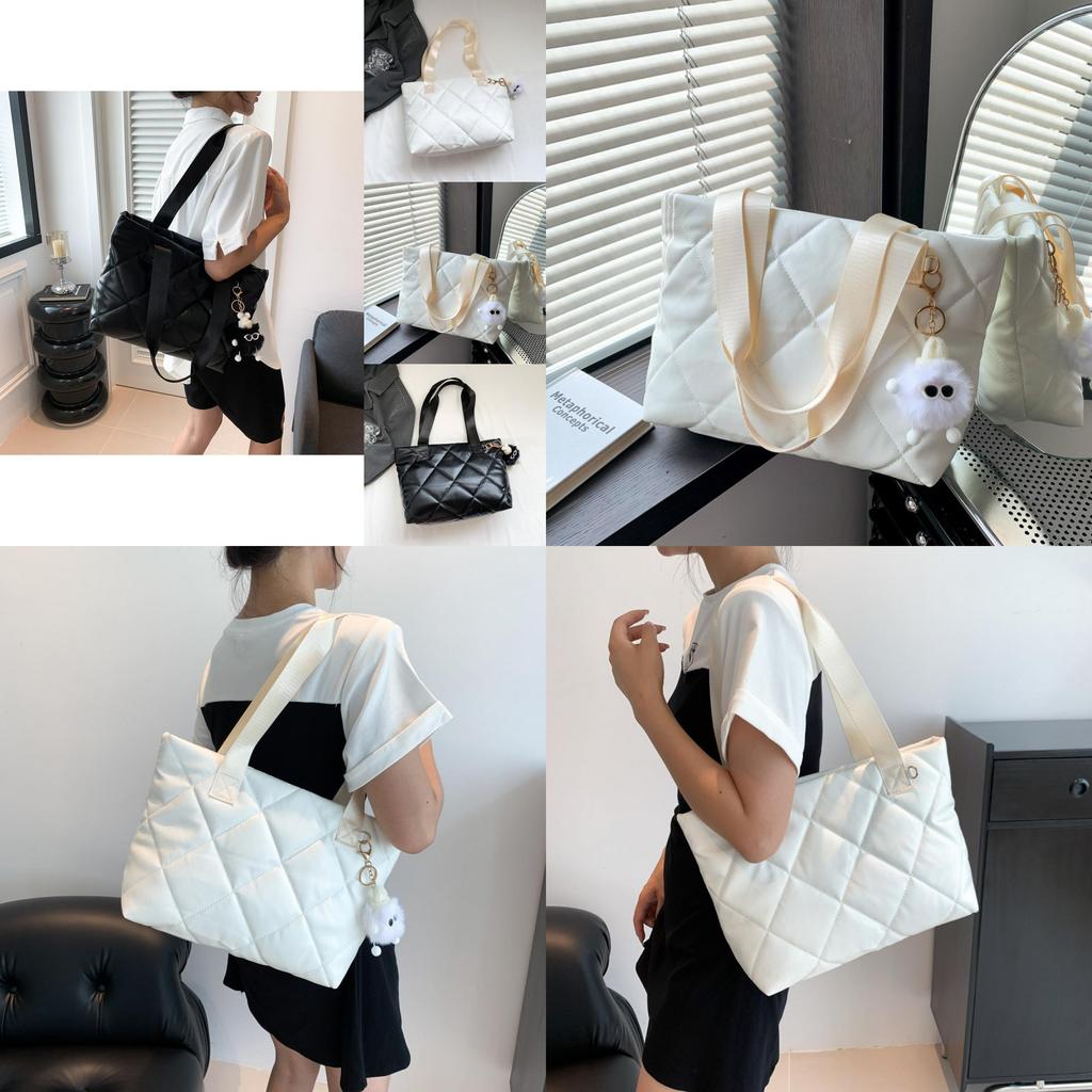 Fashionable Pu Tote Bag For Women Trendy Street Style Large Casual Handbag