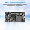 DC5-15V 18650 21700 Lithium Battery Charging Module With Charging Indicator Light High Current for 9V12V15V Charging 2A