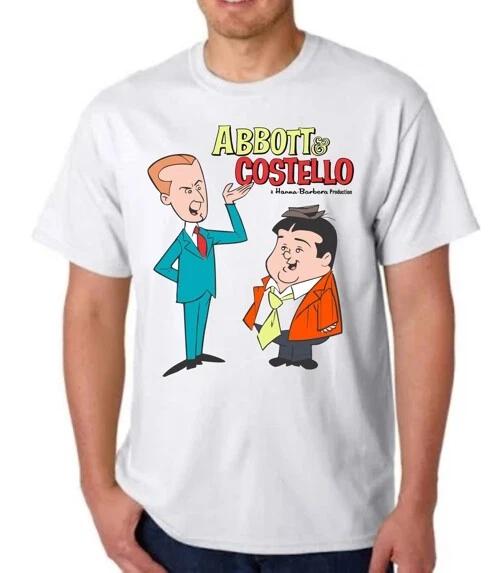 ABBOTT & COSTELLO TEE T-T-shirt HANNA BARBERA CARTOON FANS ANIMATION 2XL