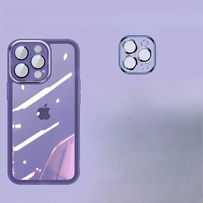 Applicable To IPhone 15 Matte Mobile Phone Case Apple 14 Protection Glasses Protective Case 13 Charming Eyes Full-pack Lens 11 Lens Film