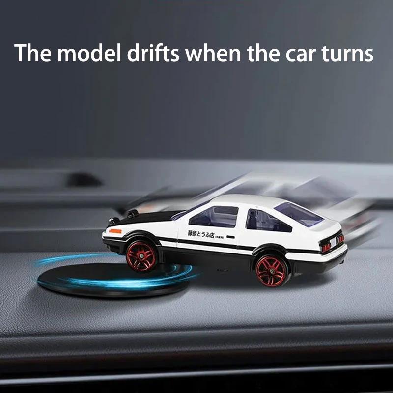 Car Drifting Ornament Car Mater Car Center Console Ornaments AE86 Model Decoration Car Dashboard Decoration Holiday Gifts
