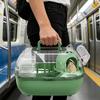Transparent Cover Hamster Carrier Box Large Space Hamster Habitat Travel Hamster Cage  Car Outing
