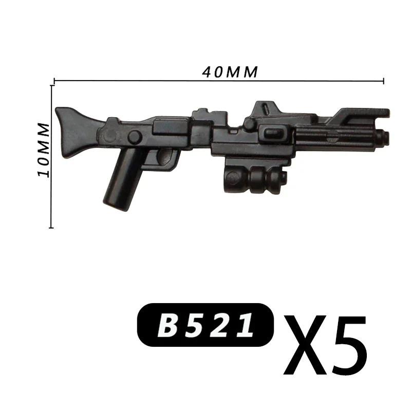 Vojenské stavební kostky Hvězdný film Vojenské figurky Války Zbraně Zbraně Vybavení Příslušenství Pláště Sekery Helmy Brnění Mini kostka