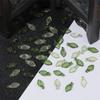 Transparent Green Acrylic Leaf Beads Leaf Shape Charms Leaf Shape Beads  DIY Jewelry Making